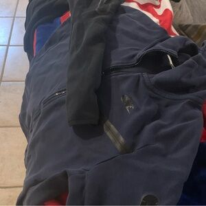 Nike Tech Fleece Hoodie Bundle (Black + Navy, Size S)